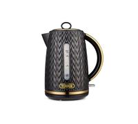 Tower Jug Kettle Empire Range 1.7 Litre Rapid Boil, 3Kw, T10052Blk Black & Brass Black