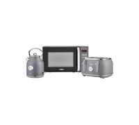 Tower Kettle & 4 Slice Toaster & 20L Microwave, Renaissance, Grey Grey