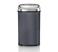 Tower T80902 Kitchen Bin with Sensor Lid, Automatic Soft-Close, Manual Override, 58 Litre, Charcoal