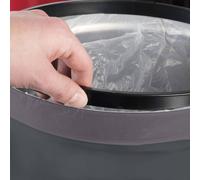 Tower T80902 Kitchen Bin with Sensor Lid, Automatic Soft-Close, Manual Override, 58 Litre, Charcoal