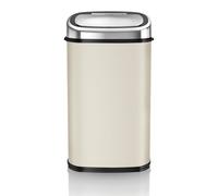 Tower T80903 Kitchen Bin with Sensor Lid, Automatic Soft-Close, Manual Override, Almond, 58 Litre, 27.4 x 40.2 x 70.9 cm