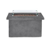 Tower Large Magna Rectangular Gas Fire Pit, Magnesium Oxide, Grey T978529