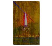 Tower Lights Stylish KitchenTowel Benjamin Tate Design Brown One Size