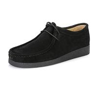 TOWER LONDON Unisex Apache Suede Shoes in Black | Size: 7 TOWER LONDON Black 7