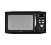 Tower Manual Microwave, Sleek Mirror Door 800W, 20L, T24042BLk, Black & Chrome