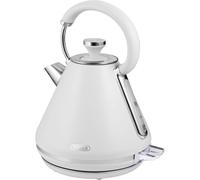 Tower T10087WHT Mirage Kettle with Digital Control Panel, Variable Temperature Function, Rapid Boil Technology, Viewing Window, Removable Filter, 3kW, 1.7L, Cool White