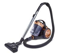 TOWER Multi-Cyclonic Bagless Cylinder Vacuum Cleaner with Pet Tool， 700W， 2L Capacity， HEPA Filter - Rose Blush Gold， T102000BLGPETS