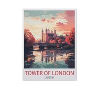 Tower of London，Jigsaws Puzzles 1000 Pieces Teens Kids Jigsaw Entertainment Toys Brain Challenge Puzzle（50x70cm）-HC71