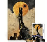 Tower of Shadows Puzzles for Adults 1000 Puzzles Analytical Skill Leisure Escape Tight Join Seasonal Gift (50x75cm)