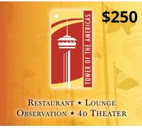 Tower of the Americas USD 250 Gift Card US