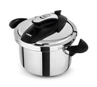 Tower T920003 One-Touch Ultima Pressure Cooker with Detachable 60-Minute Timer, 6L, Stainless Steel