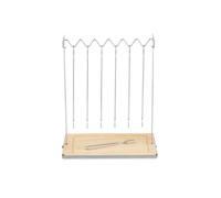 Tower Outdoor Living, 6pc Hanging Skewers Set with Stand, Stainless Steel, T932012