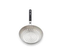 Tower BBQ 28cm Grill Wok with Folding Heat Resistant Handle, Stainless Steel