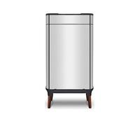 Tower T938022SS Ozone Sensor Bin with Legs, Large 65L, Hands Free Opening, Carbon Filter, Stainless Steel