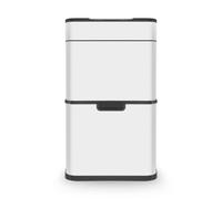 Tower Ozone Recycling Sensor Bin, 50L, Hands Free Opening, Carbon Filter, White T938021WHT