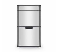 Tower T938021SS Ozone Recycling Sensor Bin, 50L, Complete Recycling System, Hands Free Opening, Carbon Filter, Stainless Steel