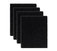 Tower Ozone Set of 4 of Replacement Carbon Filters for Ozone Bins, Black