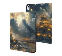Tower Palace Case Compatible for iPad 10代 (10.9in) Tablet Cases Stand Protective Cover with Sleep/Wake