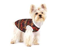 Tower Paris Cotton Sleeveless Dog Tee Shirt Pet Vest Apparel Printed Lightweight T-Shirts For Small