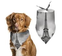 Tower Paris Dog Bandanas for Feeding Grooming, Triangle Pet Bibs Washable Pets Scarf for Cats & Dogs