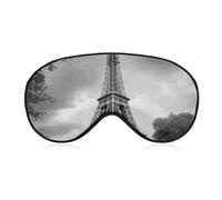 Tower Paris Eye Mask for Women & Men, Breathable & Adjustable Eye Cover, Ultra Soft Sleep Mask, Lightweight Travel Blindfold for Airplane, Nap, Night Sleeping
