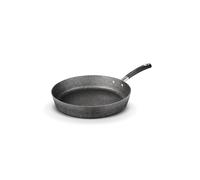 Tower Precision 32cm Stone Coated Frying Pan with Black Diamond PTFE Non-Stick Coating, Soft Grip Handle, Black