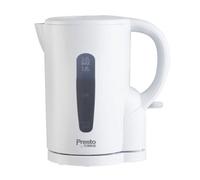 Tower PT10053WHT Presto 1.7L Electric Kettle, Removable Limescale Filter, Boil Dry Protection, 2200W, White