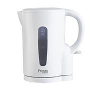 Tower PT10053WHT Presto 1.7L Electric Kettle, Removable Limescale Filter, Boil Dry Protection, 2200W, White