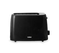Tower PT20087BLK 2-Slice Toaster with 6 Browning Levels, Cancel Setting, Removable Crumb Tray, 650W, Black