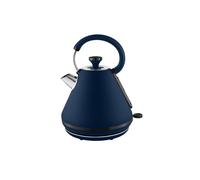 Tower T10079MNB Sera Pyramid Kettle with Smoked Black Trim, 1.7L, 3KW, Midnight Blue