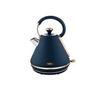 Tower Pyramid Kettle, T10044Mnb Cavaletto Range 1.7L, Midnight Blue & Rose Gold In Dark Blue Dark Blue