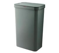 Tower Rectangular ABS Sensor Bin with Bin Liner Retainer Ring, 50L, Forest Green