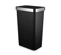 Tower Rectangular Black ABS Sensor Bin 50L - Wilko