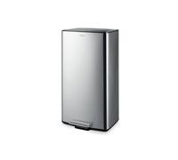 Tower Rectangular Pedal Bin In Silver Silver