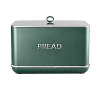 Tower T826175FOR Renaissance Bread Bin, 16L Capacity, Simple Pull Lid, Forest Green