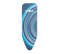 Tower Replacement Ironing Board Cover for T873014BLK, Reflective Technology, 100% Cotton, Fitted Design, Black