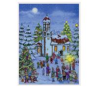 Tower Richard Sellmer Advent Calendar 355 x 265mm glitter & translucent windows
