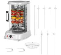 Tower Rotisserie 3-in-1 1.800 W 31 L - Vitroceramic Griddles by Royal Catering Silver