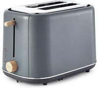 Tower Scandi T20027G 2 Slice Toaster with Adjustable Browning Control, Grey