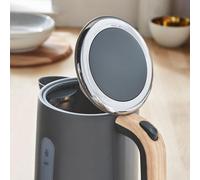 Tower Scandi T10037G Kettle with Rapid Boil and Boil Dry Protection, 1.7L, 3kW, Grey