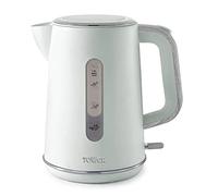 Tower Scandi T10037GRN Hard Plastic Kettle with Rapid Boil and Boil Dry Protection, 1.7L, 3kW, Sage Green with Wood Accents