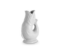 Wade Fish Jug, Genuine Factory Second, Handcrafted in Stoke-on-Trent England, Award-Winning Iconic UK Heritage Brand, English Earthenware, Slight Imperfections, 1.2L, White, WA967803WHTSEC