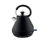 Tower T10079BLK Sera Pyramid Kettle with Smoked Black Trim, 1.7L, 3KW, Black