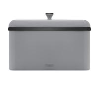 Tower T826136GRY Sera Bread Bin Grey and Smoked Trim, Stainless Steel