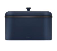 Tower Sera Midnight Blue Bread Bin With Black Smoked Trim Kitchen Storage