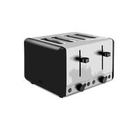 Tower Sera T20086BLK 1600W 4-Slice Toaster Black