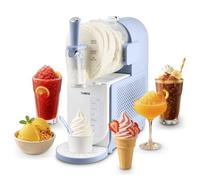Tower Slush n Whip Slushie Maker, Soft Serve & Frozen Drinks, Blue | Freeze IQ Intelligent Cooling, No Pre-Freezing, 1.5L Capacity, Adjustable Thickness Settings T19070BLU