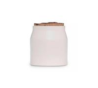 Tower Small Ceramic Storage Jar – Weathered Cork Lid – White