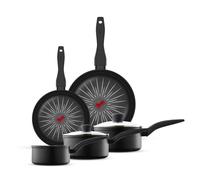 TOWER Smart Start Forged 5 Piece Cookware Set - Black