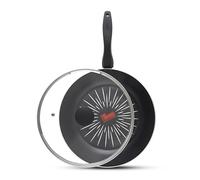 Tower Smart Start Non-Stick Forged Aluminium Pan, 28cm Black